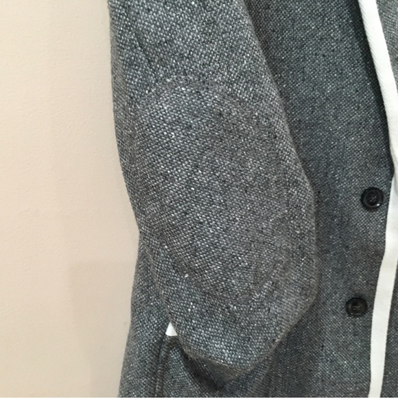 BANANA REPUBLIC Women’s 6 Tailored Blazer Jacket Grey Preppy Academia - Picture 7 of 11